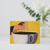  koffie-reclame briefkaart (Staand voorkant)