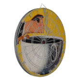 koffie-reclame dartbord (Voorkant Links)