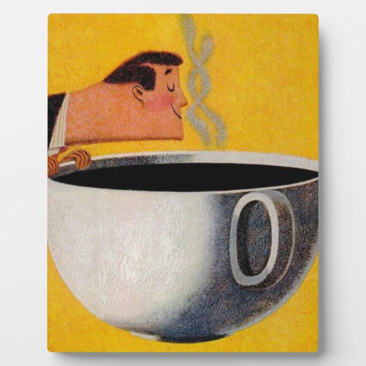 koffie-reclame fotoplaat (Voorkant)