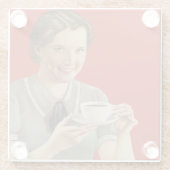  koffie-reclame glazen onderzetter (Achterkant)