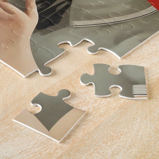  koffie reclame Jigzaag Puzzle Legpuzzel (Zijkant)