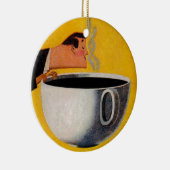  koffie-reclame keramisch ornament (Rechts)