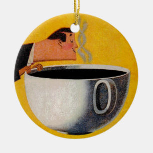  koffie-reclame keramisch ornament