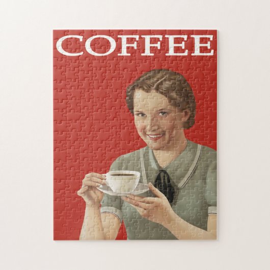  koffie-reclame legpuzzel (Verticaal)