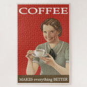  koffie-reclame legpuzzel (Verticaal)