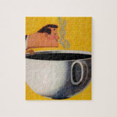  koffie-reclame legpuzzel (Verticaal)