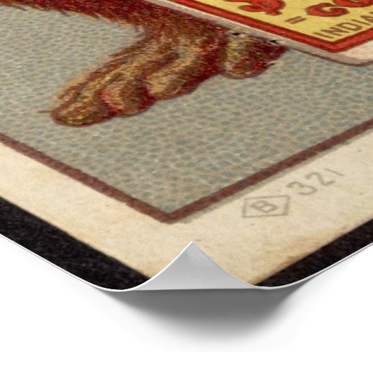 koffie-reclame poster (Hoek)