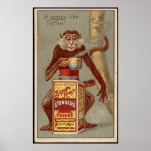 koffie-reclame poster