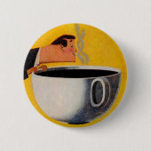  koffie-reclame ronde button 5,7 cm (Voorkant)