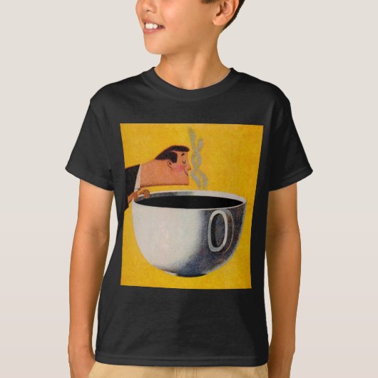 koffie-reclame t-shirt (Voorkant)