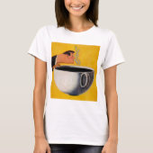 koffie-reclame t-shirt (Voorkant)