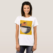 koffie-reclame t-shirt (Voorkant volledig)