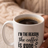 Koffie Reden Verdwenen Mok Cadeau
