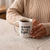 Koffie Reden Verdwenen Mok Cadeau