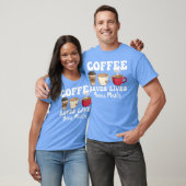 Koffie redt levens meestal grappig t-shirt (Unisex)