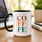 Koffie Retro Combo Mok voor Koffieliefhebbers