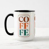 Koffie Retro Combo Mok voor Koffieliefhebbers (Links)