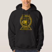 Koffie Retro Games Slaap Herhalen - Gamer Hoodie (Voorkant)
