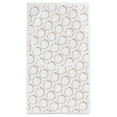 KOFFIE Ringen Bruin Wit Ambachtelijk Leuk Klein Cadeauzakje (Achterkant)