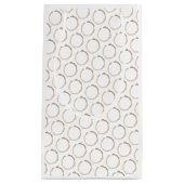 KOFFIE Ringen Bruin Wit Ambachtelijk Leuk Klein Cadeauzakje (Voorkant)