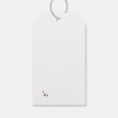 KOFFIE Ringen Bruin Wit Artisan Plezier Cadeaulabel (Achterkant)