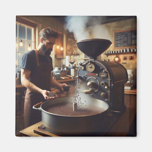 Koffie Roaster Magneet (Voorkant)