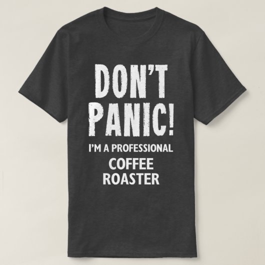 Koffie Roaster T-shirt (Design voorkant)
