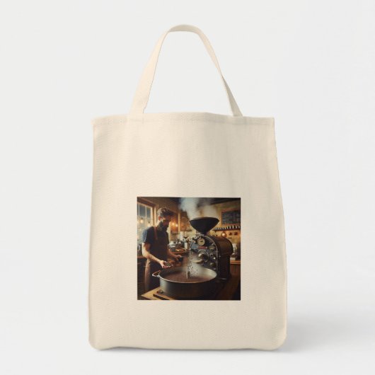 Koffie Roaster Tote Bag (Voorkant)