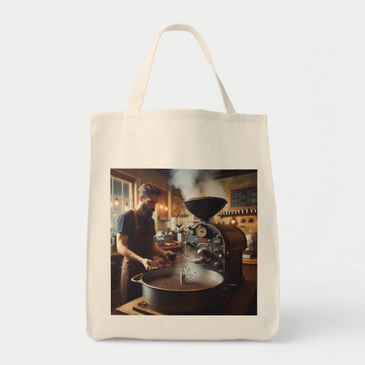 Koffie Roaster Tote Bag (Voorkant)