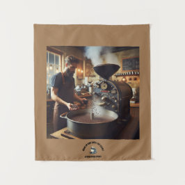 Koffie Roaster Wandkleed