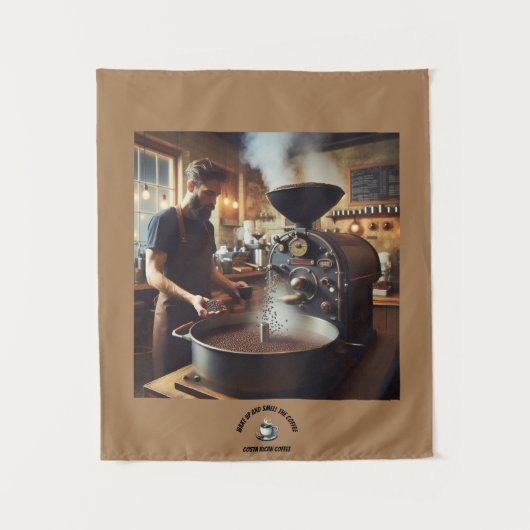 Koffie Roaster Wandkleed (Voorkant)