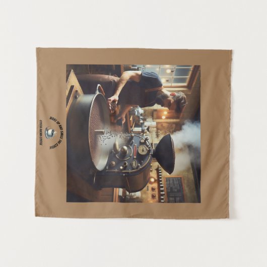 Koffie Roaster Wandkleed (Voorkant (horizontaal))