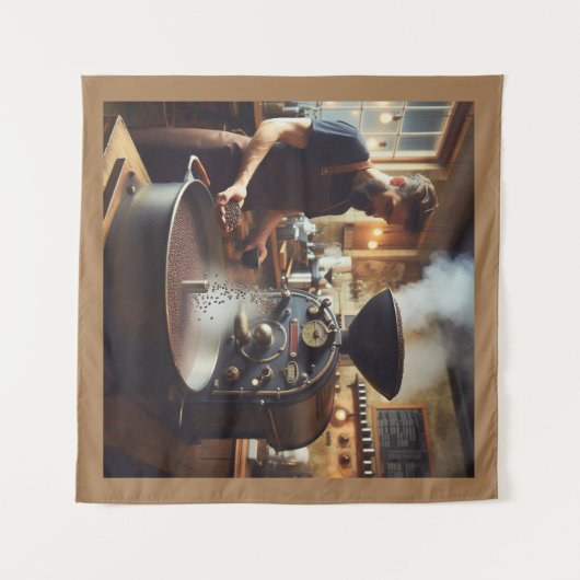 Koffie Roaster Wandkleed (Voorkant (horizontaal))