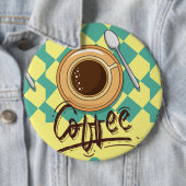 koffie ronde button 6,0 cm (In situ)