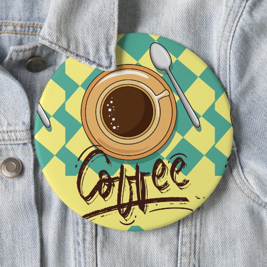 koffie ronde button 6,0 cm (In situ)