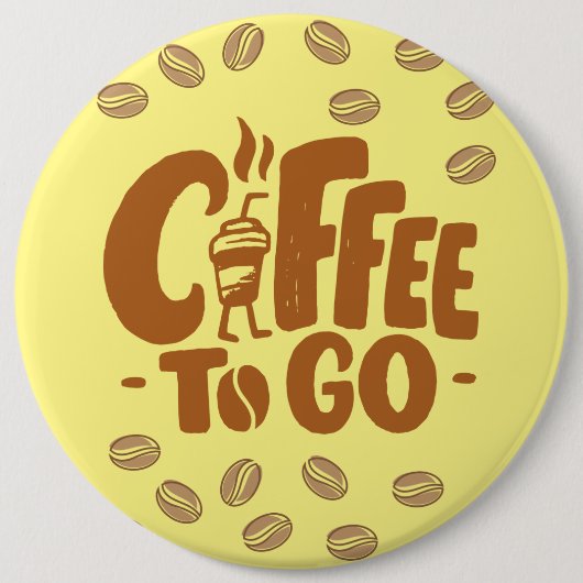 koffie ronde button 6,0 cm (Voorkant)