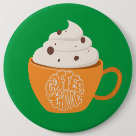 koffie ronde button 6,0 cm