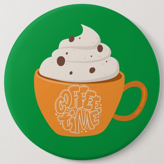 koffie ronde button 6,0 cm (Voorkant)