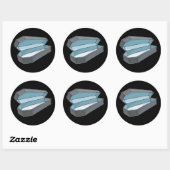 Koffie Ronde Sticker (Vel)