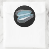 Koffie Ronde Sticker (Tas)