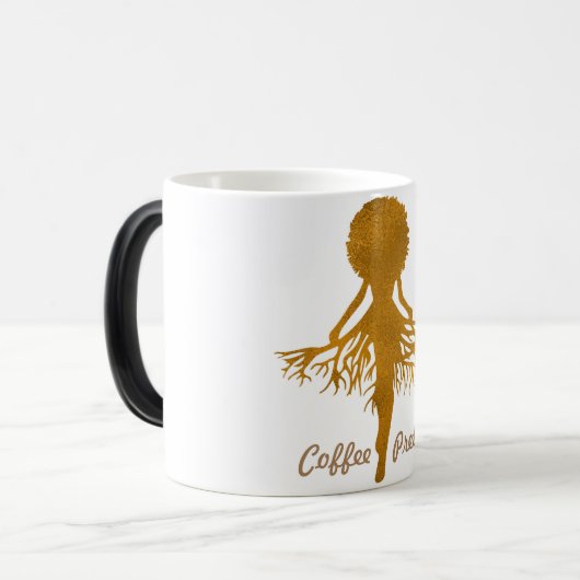 Koffie Roots Morphing Mok (Voorkant links)