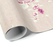 Koffie , roze, tuimverbinding cadeaupapier (Rol Hoek)