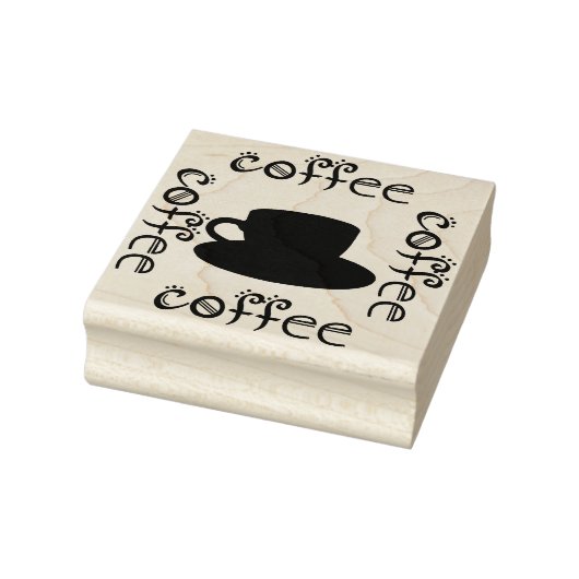 Koffie Rubberstempel (Stempel)
