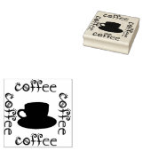Koffie Rubberstempel (Gestempeld)