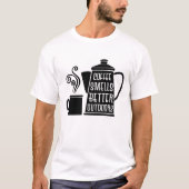 Koffie ruikt beter buiten t-shirt (Voorkant)