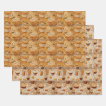 Koffie  rustieke Waterverf Set No1