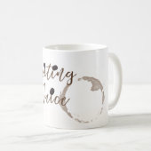 Koffie - 's Werelds beste schrijfmachine! Koffiemok (Voorkant rechts)