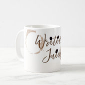 Koffie - 's Werelds beste schrijfmachine! Koffiemok (Voorkant links)