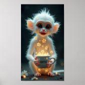 Koffie Schattige Poster (Voorkant)