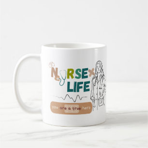 Koffie, scrubs en het redden van levens - Nurse Li Koffiemok